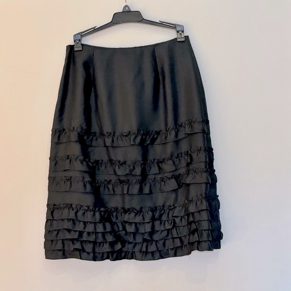 Ralph Lauren Black Label Dresses & Skirts - Vintage Ralph Lauren ruffle silk skirt 
PRICE REDUCTION 10%